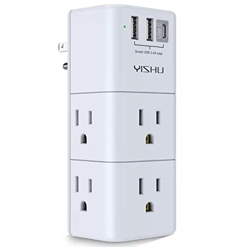 YISHU Rotating Wall Outlet Extender
